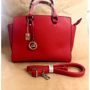 BNWT Mylux Red Tote Major-Q Women Fashion Shoulder Handbag